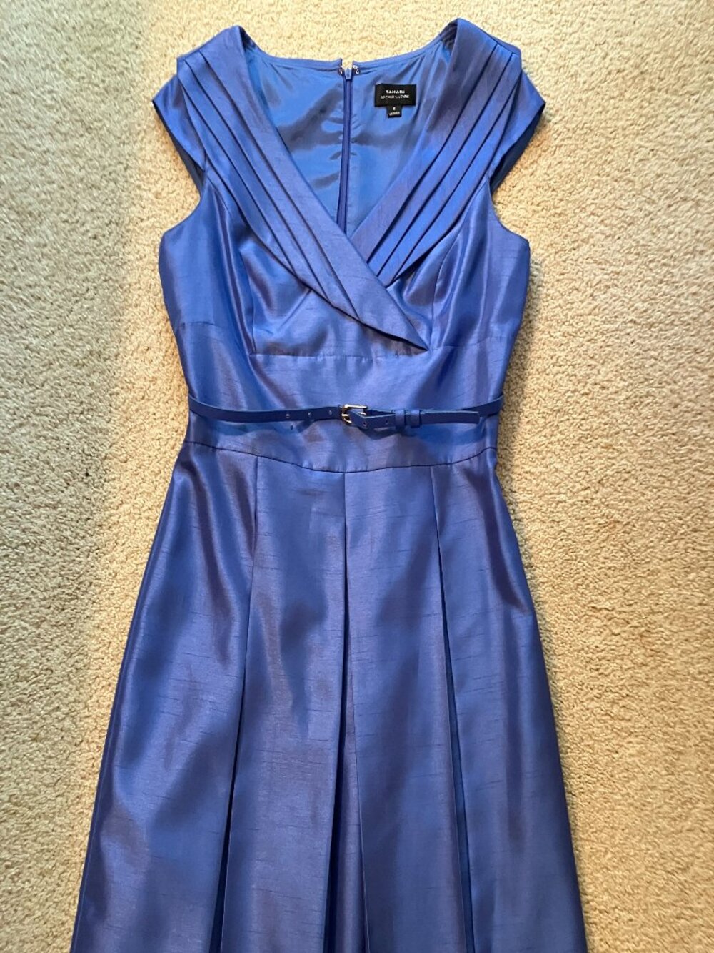 Tahari Dress, Size 6, Cobalt Blue